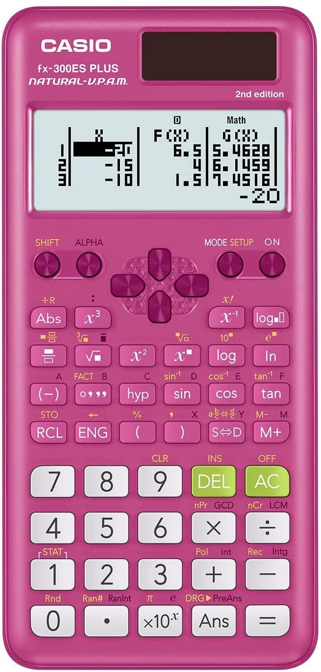 Venta Internacional- Calculadora Científica Rosa Casio Fx-300espls2 $473