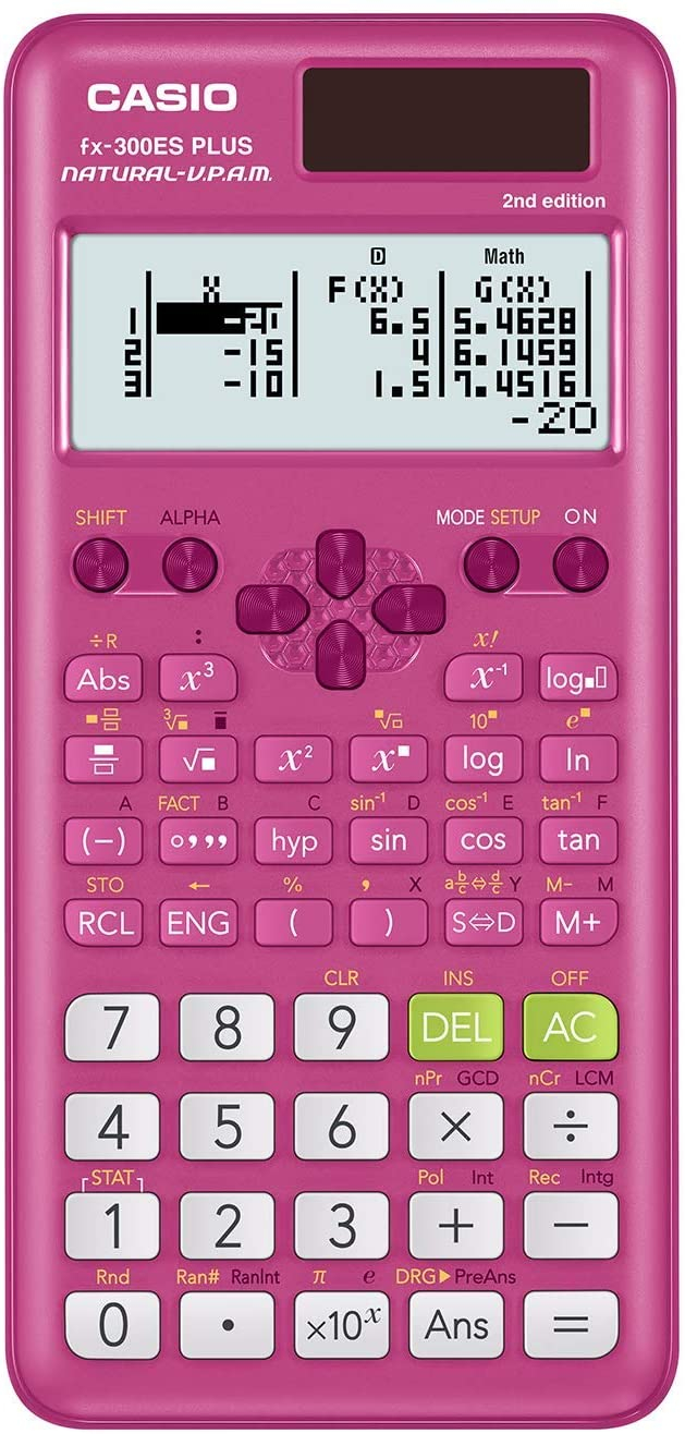 Venta Internacional- Calculadora Científica Rosa Casio Fx-300espls2