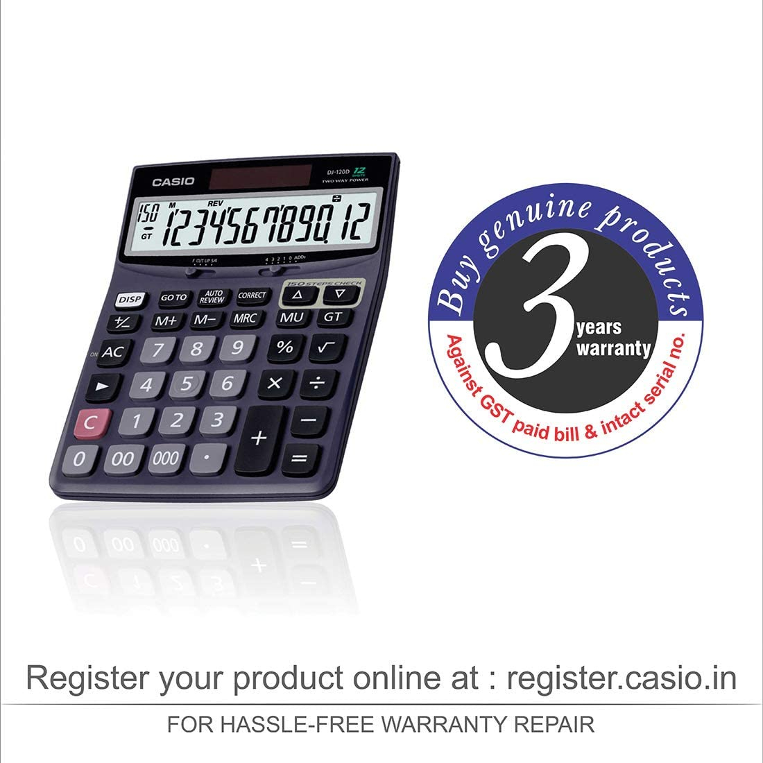 Foto 6 pulgar | Venta Internacional- Calculadora de Escritorio Empresarial Casio