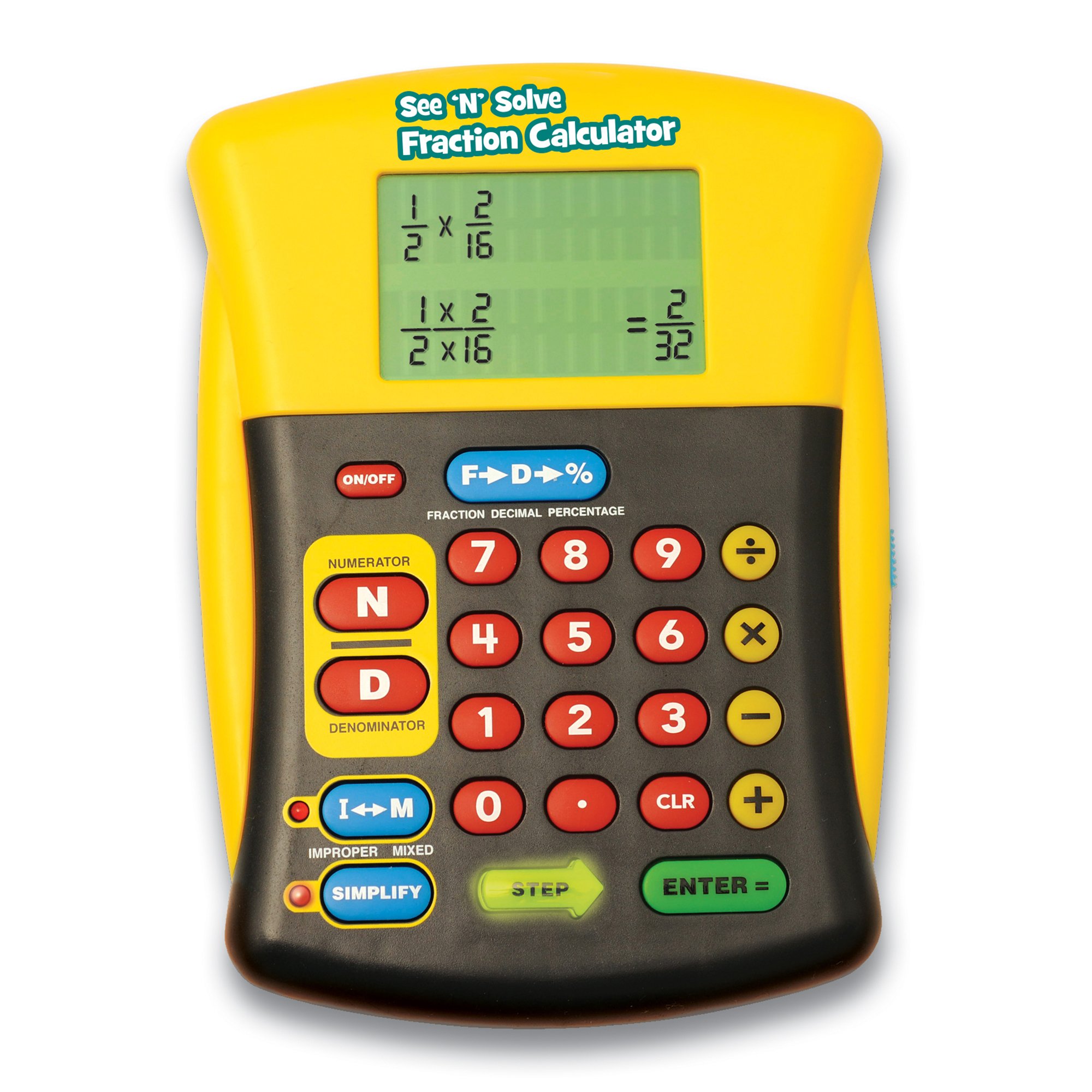 Foto 2 pulgar | Venta Internacional - Información Educativa Sobre La Calculadora De Fracciones See 'n' Solve