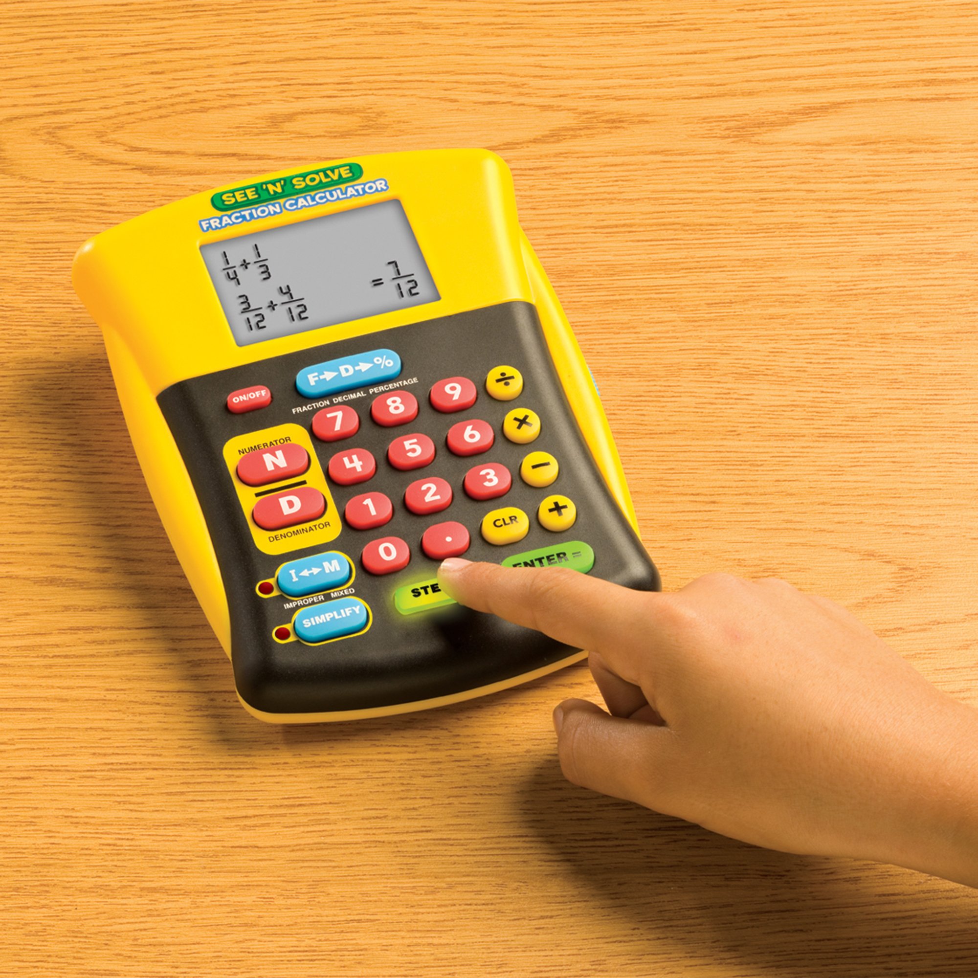 Foto 3 pulgar | Venta Internacional - Información Educativa Sobre La Calculadora De Fracciones See 'n' Solve