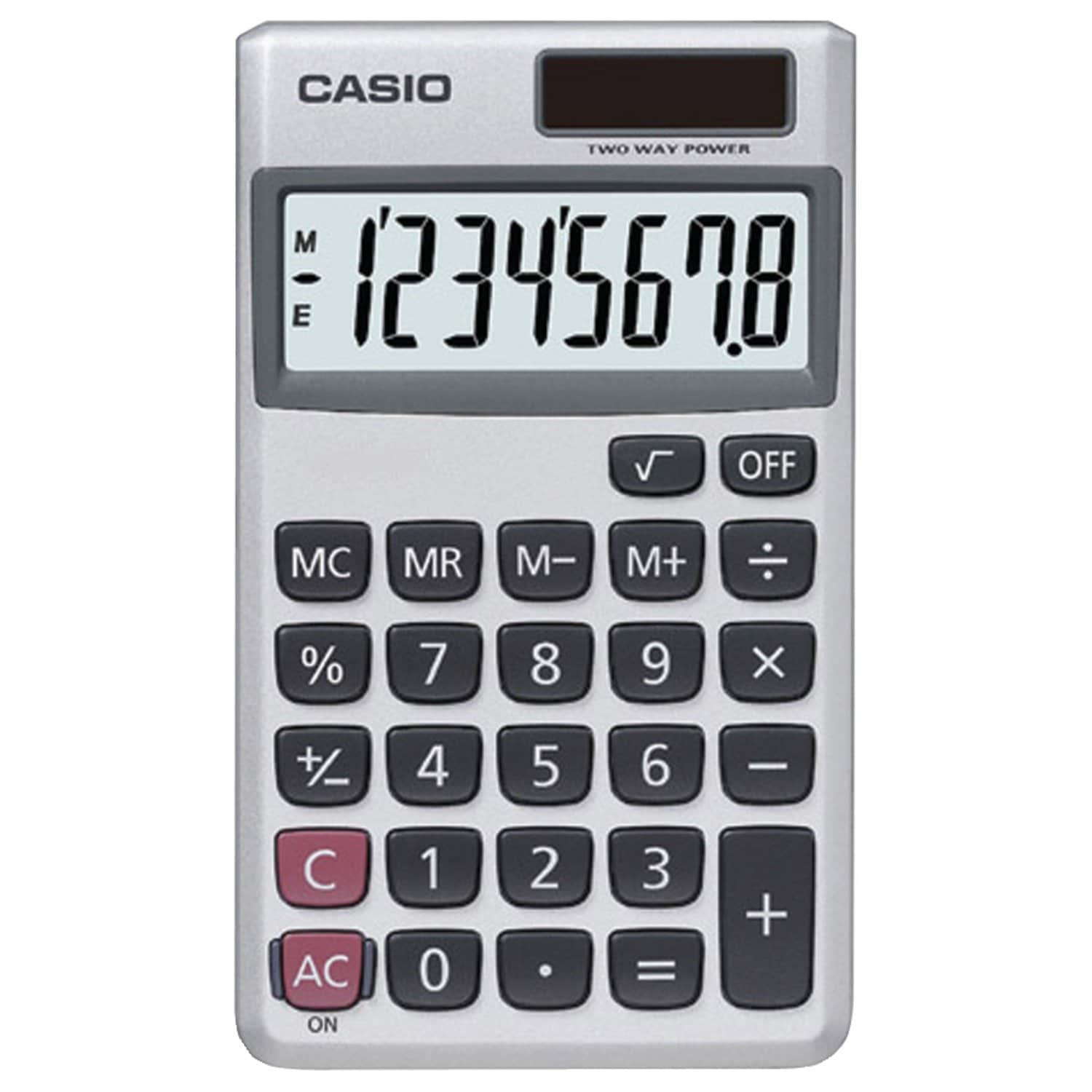 Venta Internacional - Calculadora Casio Sl-300sv Con Pantalla Grande De 8 Dígitos Alimentada Por Energía Solar $318