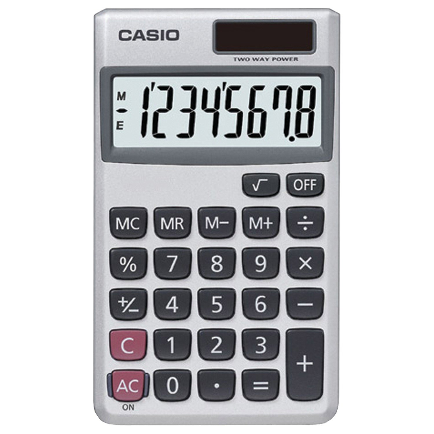 Foto 2 pulgar | Venta Internacional - Calculadora Casio Sl-300sv Con Pantalla Grande De 8 Dígitos Alimentada Por Energía Solar