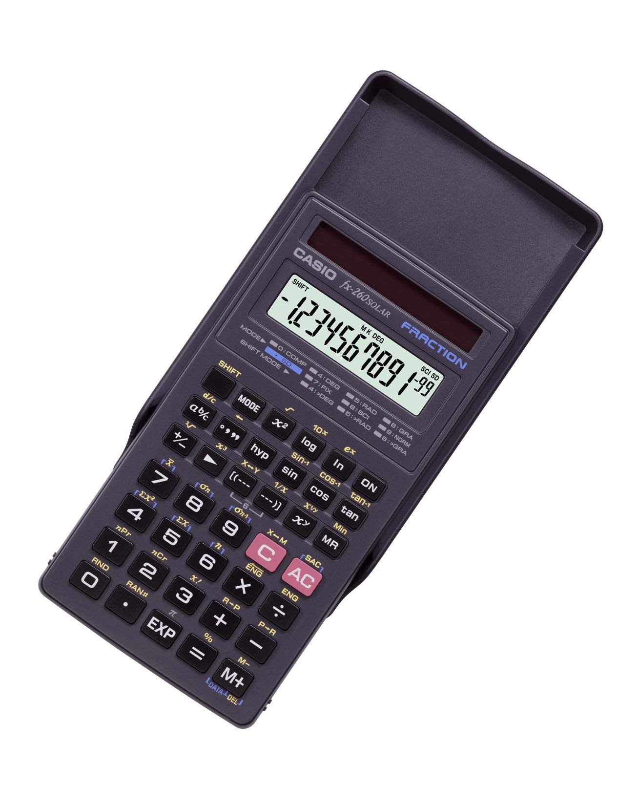 Foto 3 pulgar | Venta Internacional - Calculadora Científica Casio Fx 260 Solar Ii Negra
