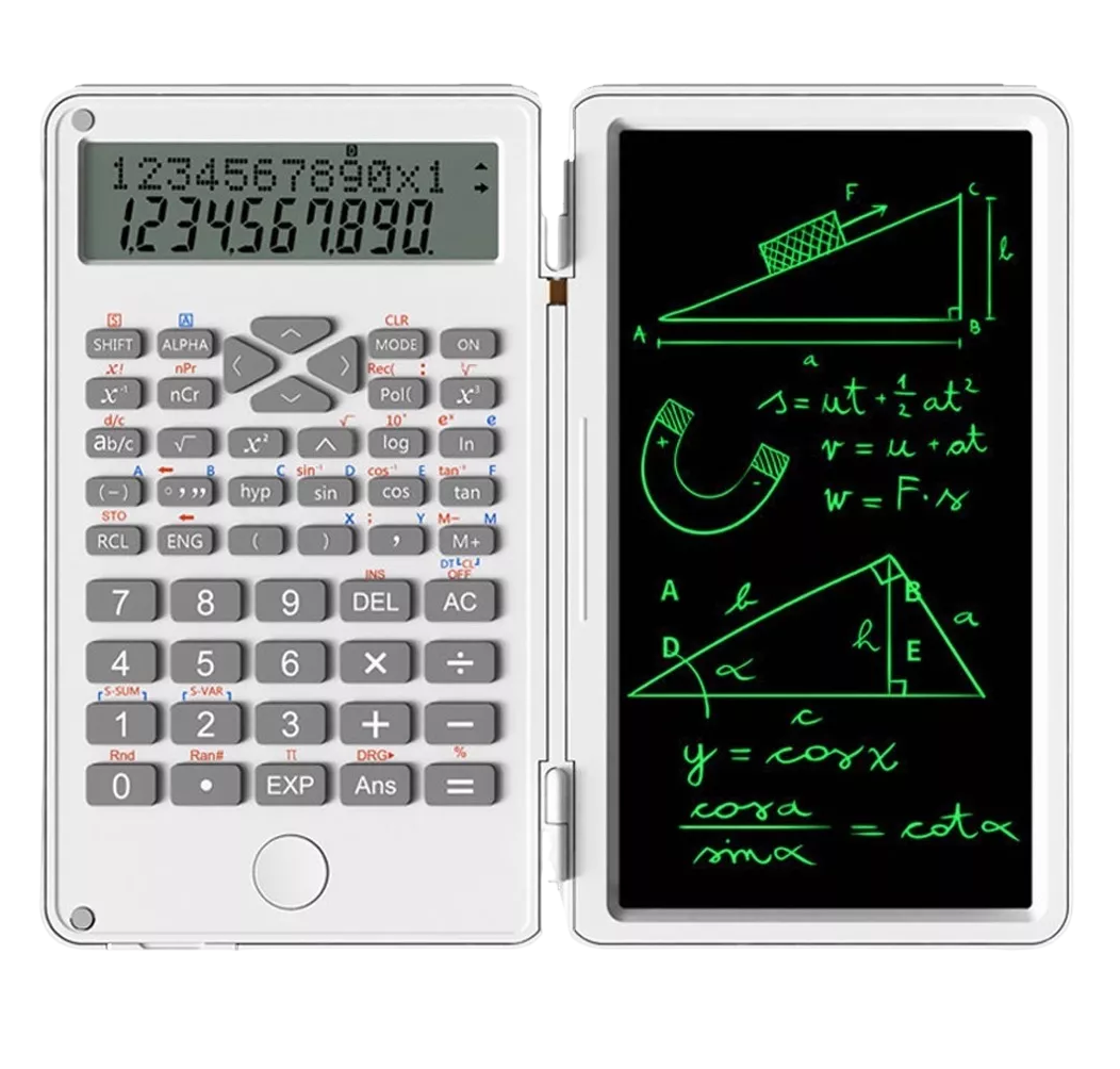 Foto 2 pulgar | Calculadora Científica Belug Blanca