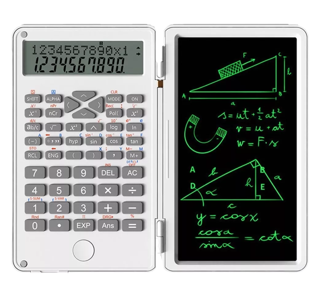 Calculadora Científica Lab.G Blanca con Tableta Inteligente y 240 Funciones