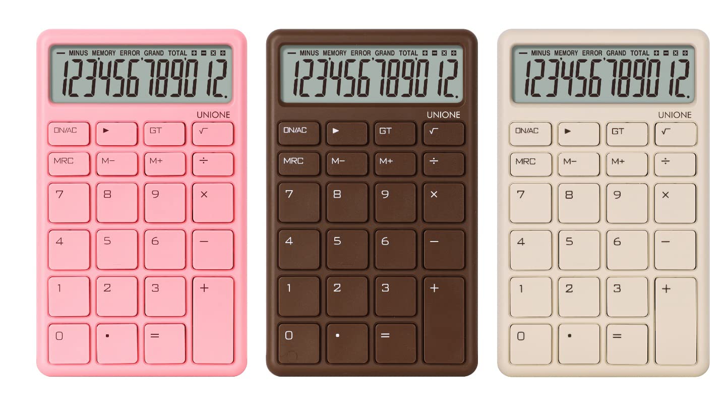 Calculadora de Bolsillo y de Escritorio Unione con Pantalla Lcd - Venta Internacional