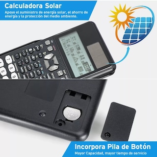 Foto 4 | Calculadora Científica Inteligente Con 552 Funciones Eo Safe Imports Esi-14606 Negro