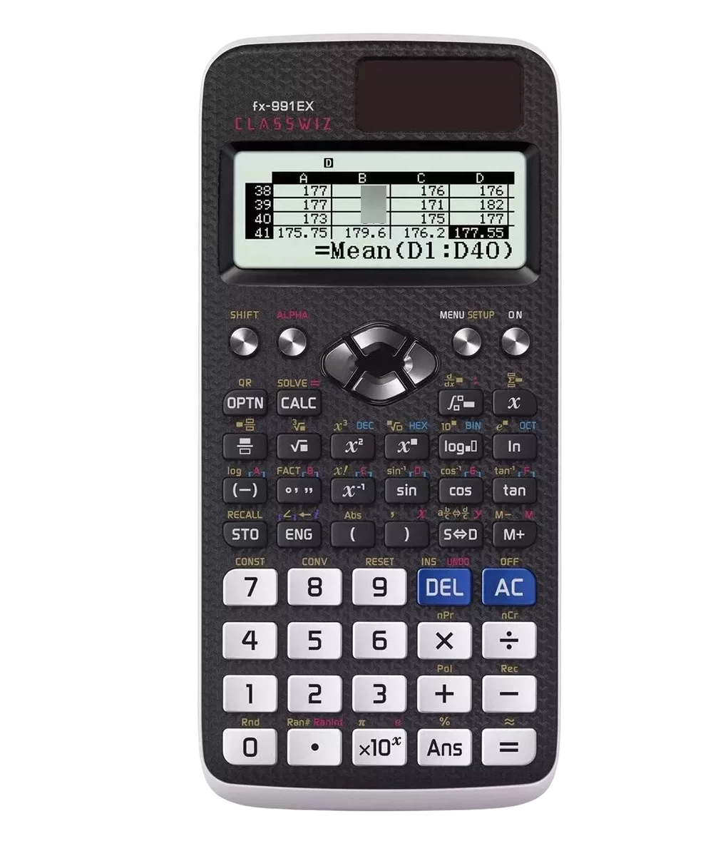 Calculadora Científica CLASSWIZ Fx-991ex Negra 552 Funciones