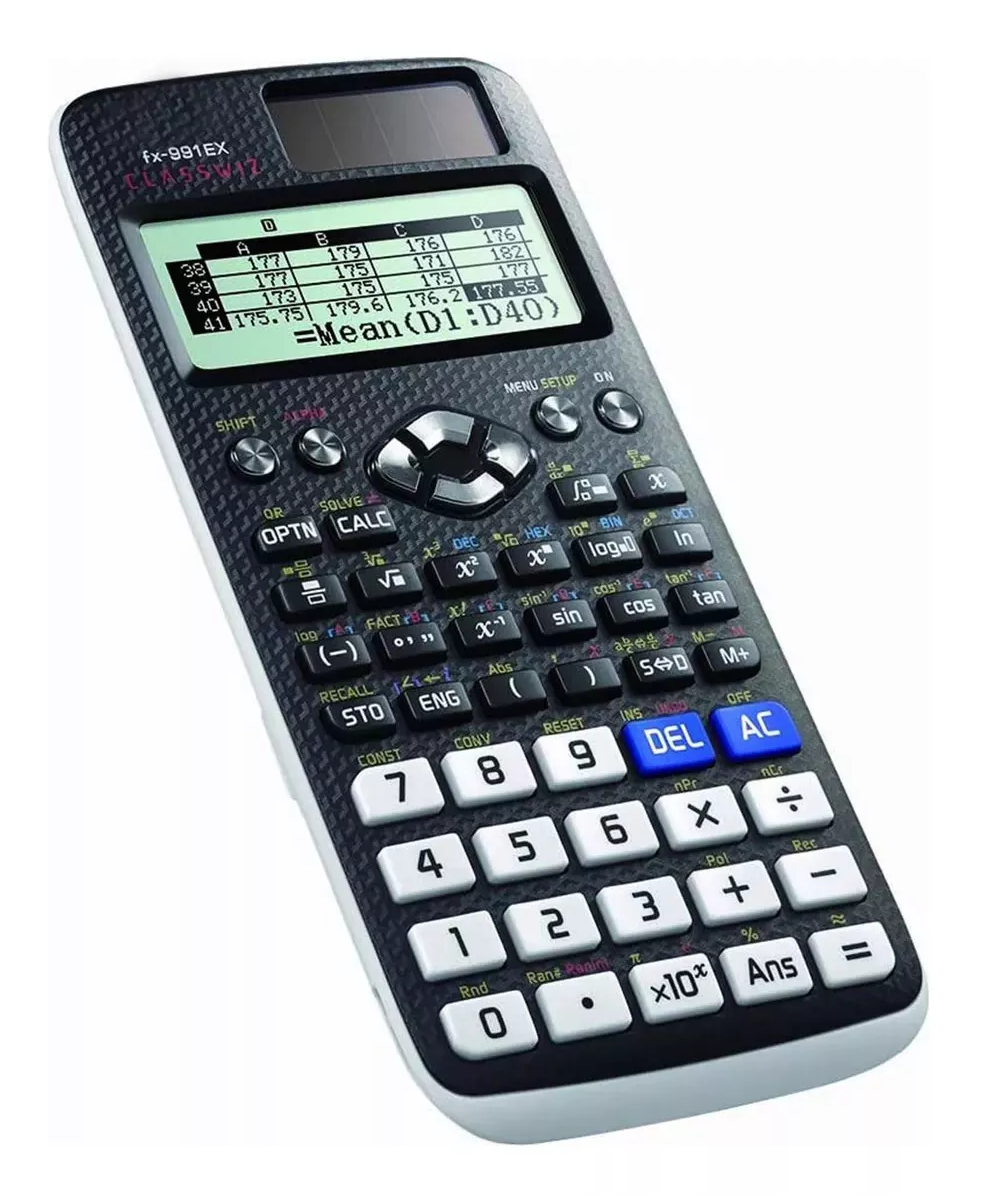 Foto 4 pulgar | Calculadora Científica CLASSWIZ Fx-991ex Negra 552 Funciones