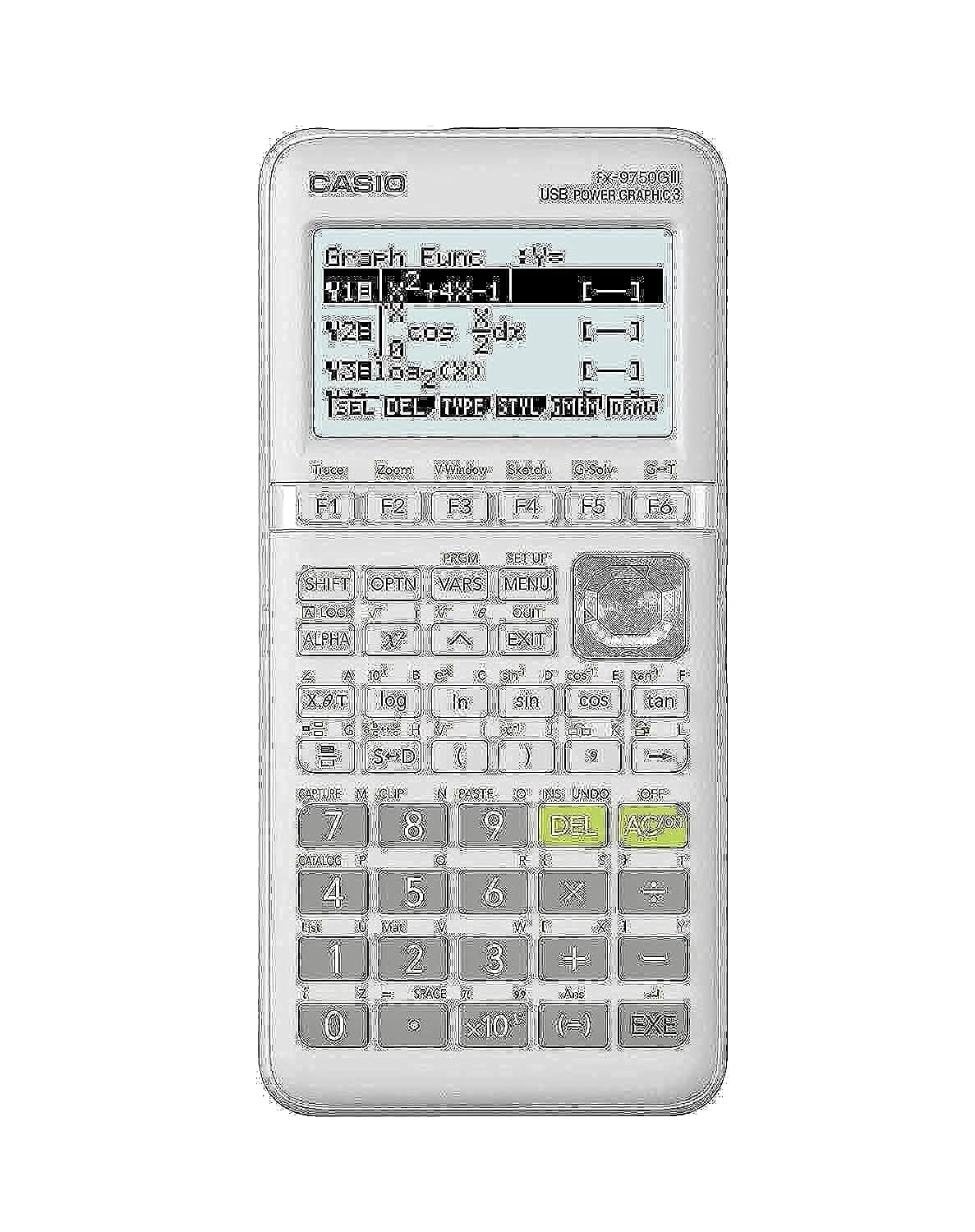 Calculadora Gráfica Casio Fx-9750giiii White (fx-9750giii-we) - Venta Internacional.