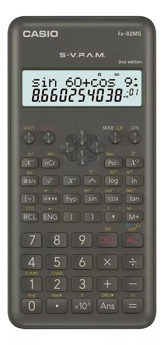 Calculadora Casio Cientifica Fx-82ms Color Negro