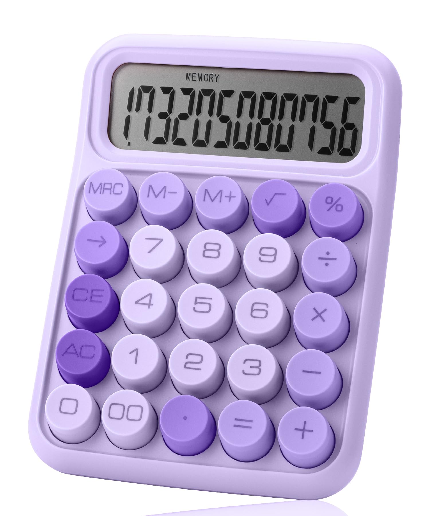 Foto 2 pulgar | Calculadora Mr. Pen - Interruptor Mecánico (12 Dígitos), Color Morado - Venta Internacional.