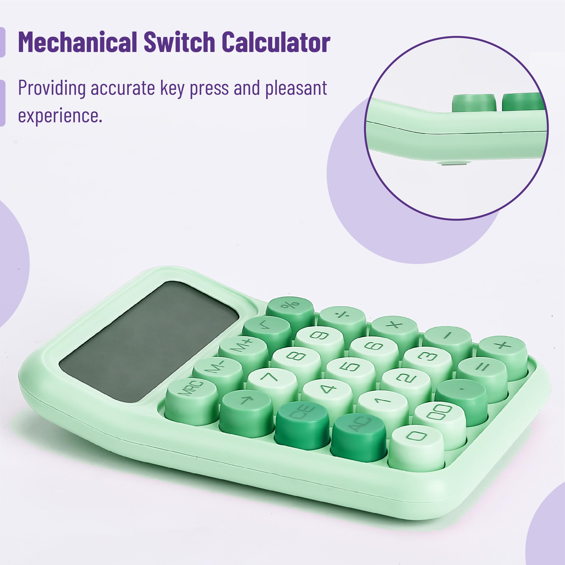 Foto 3 | Interruptor Mecánico Calculator Mr. Pen De 12 Dígitos Con Pantalla Lcd Grande - Venta Internacional.