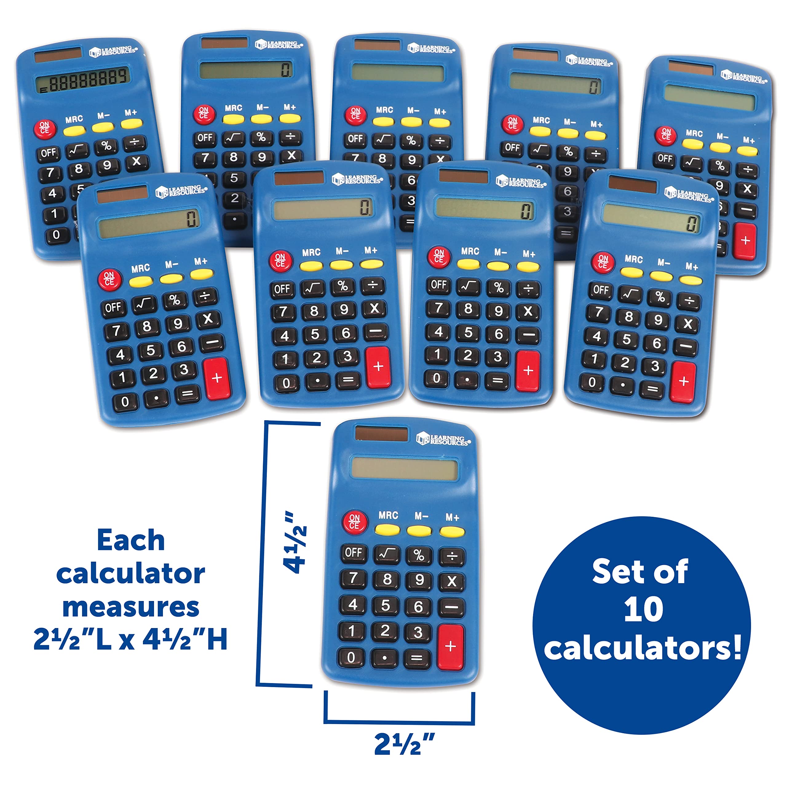 Foto 4 | Recursos De Aprendizaje De Calculadoras: Funciona Principalmente Con Energía Solar X10 - Venta Internacional.