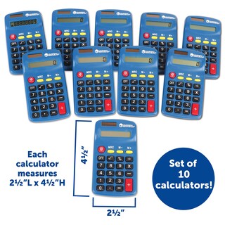 Foto 4 | Recursos De Aprendizaje De Calculadoras: Funciona Principalmente Con Energía Solar X10 - Venta Internacional.