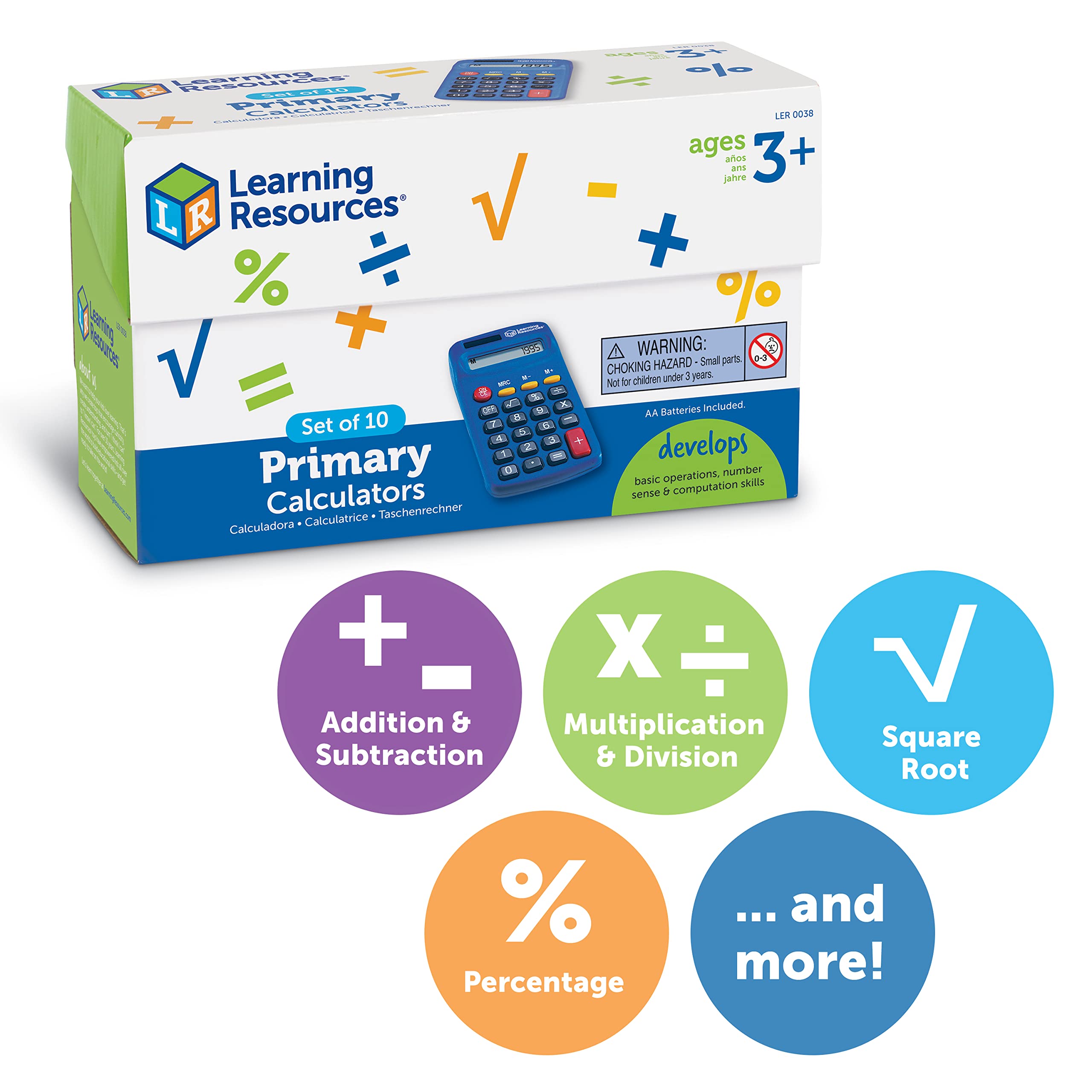Foto 5 | Recursos De Aprendizaje De Calculadoras: Funciona Principalmente Con Energía Solar X10 - Venta Internacional.