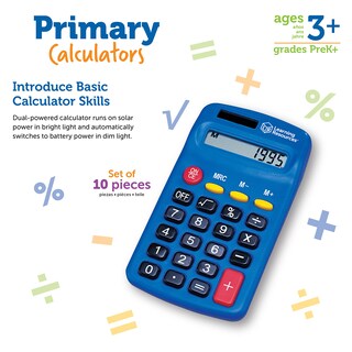 Foto 7 | Recursos De Aprendizaje De Calculadoras: Funciona Principalmente Con Energía Solar X10 - Venta Internacional.