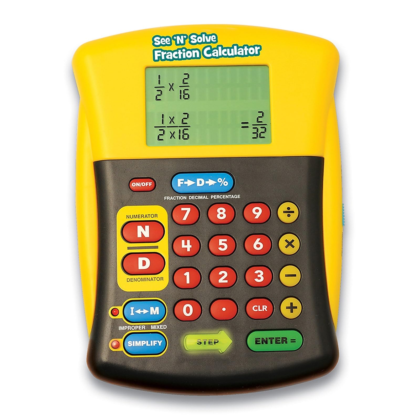 Foto 2 pulgar | Información Educativa Sobre La Calculadora De Fracciones See 'n' Solve - Venta Internacional.