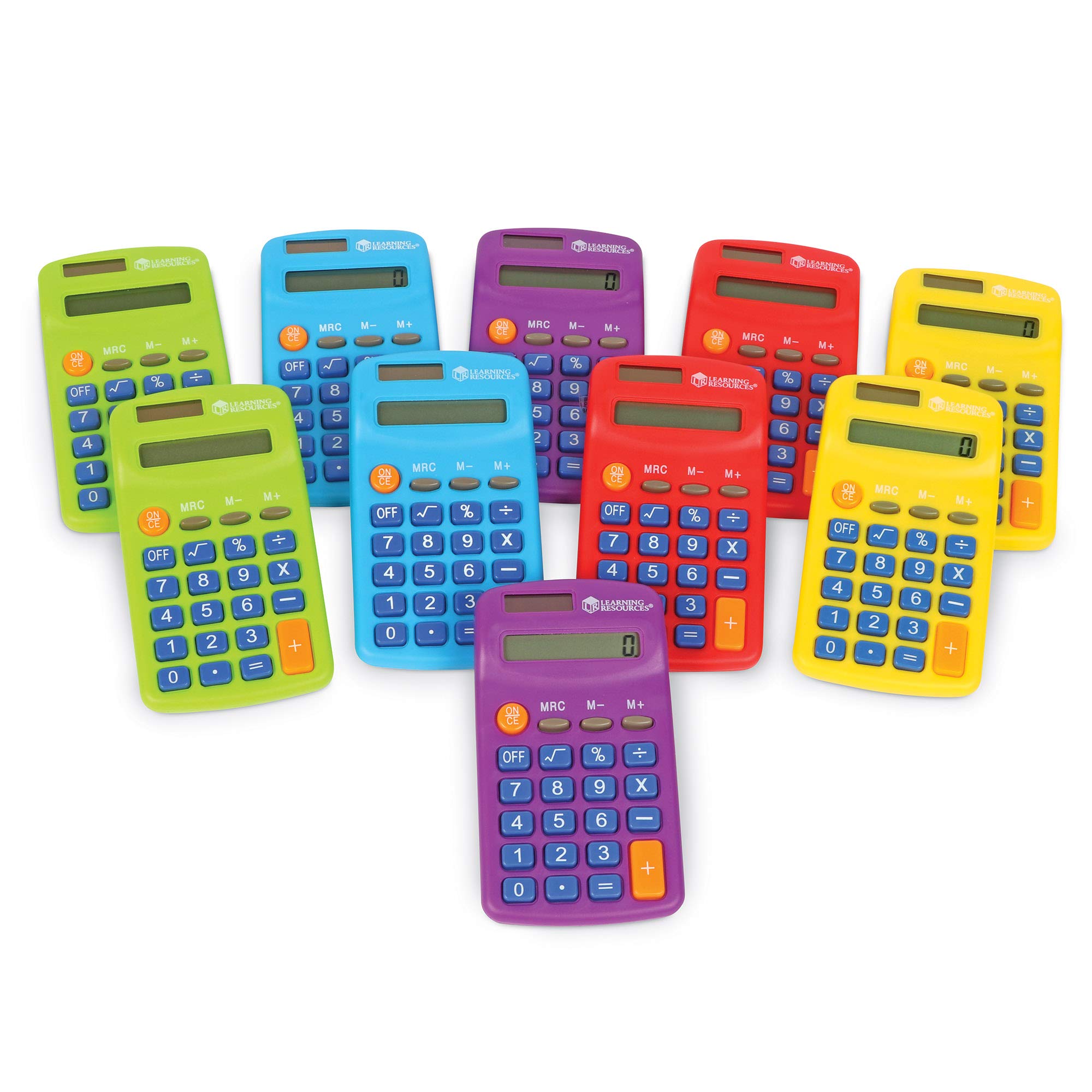 Foto 3 | Recursos De Aprendizaje De La Calculadora Rainbow Solar Powered X10 - Venta Internacional.