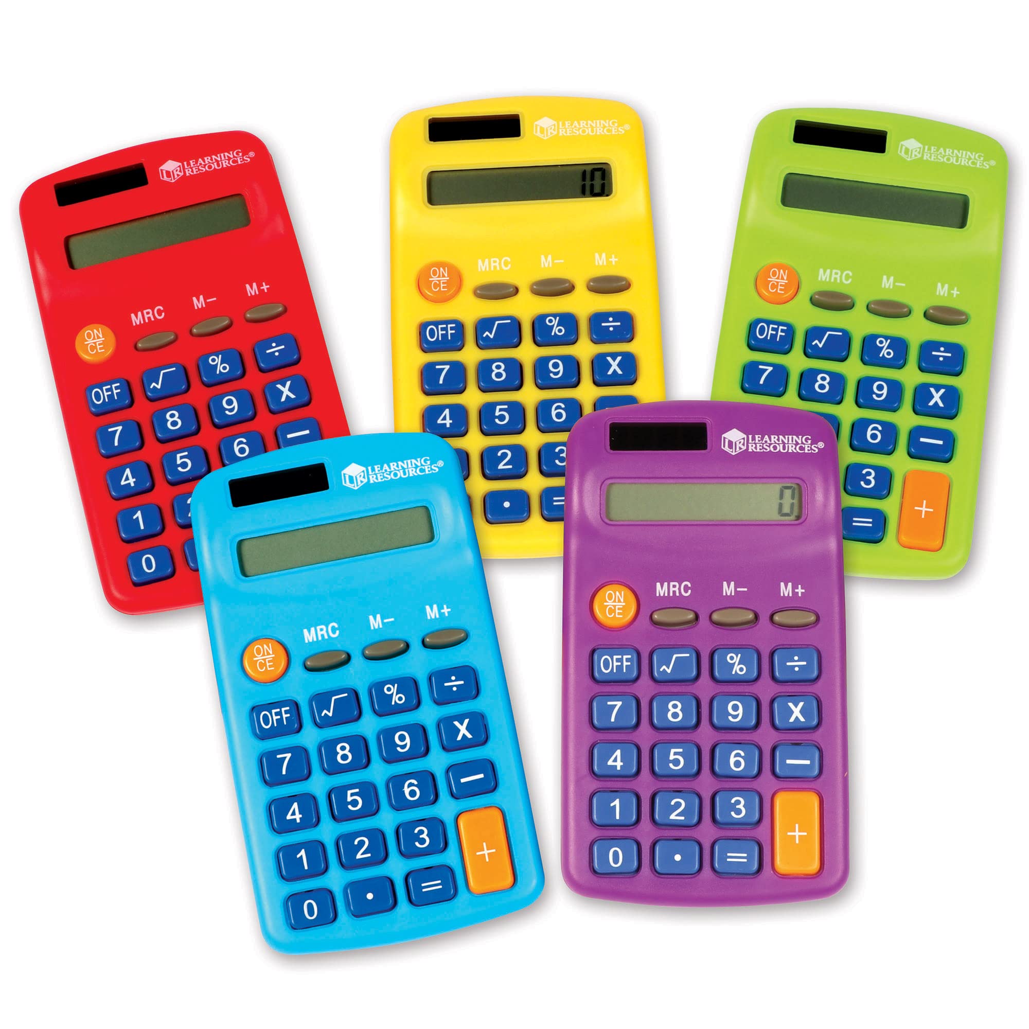 Foto 2 | Calculadora Learning Resources Rainbow Con Tabla De Almacenamiento, 30 Unidades - Venta Internacional.