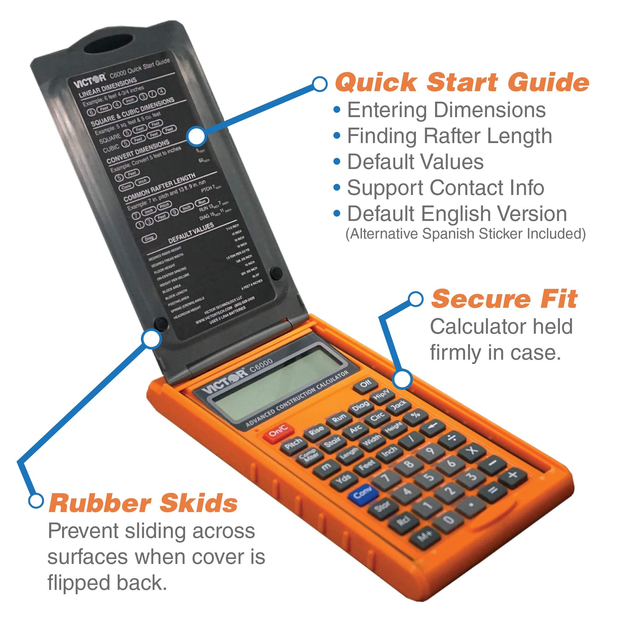 Foto 6 pulgar | Calculadora Victor C6000 - Venta Internacional
