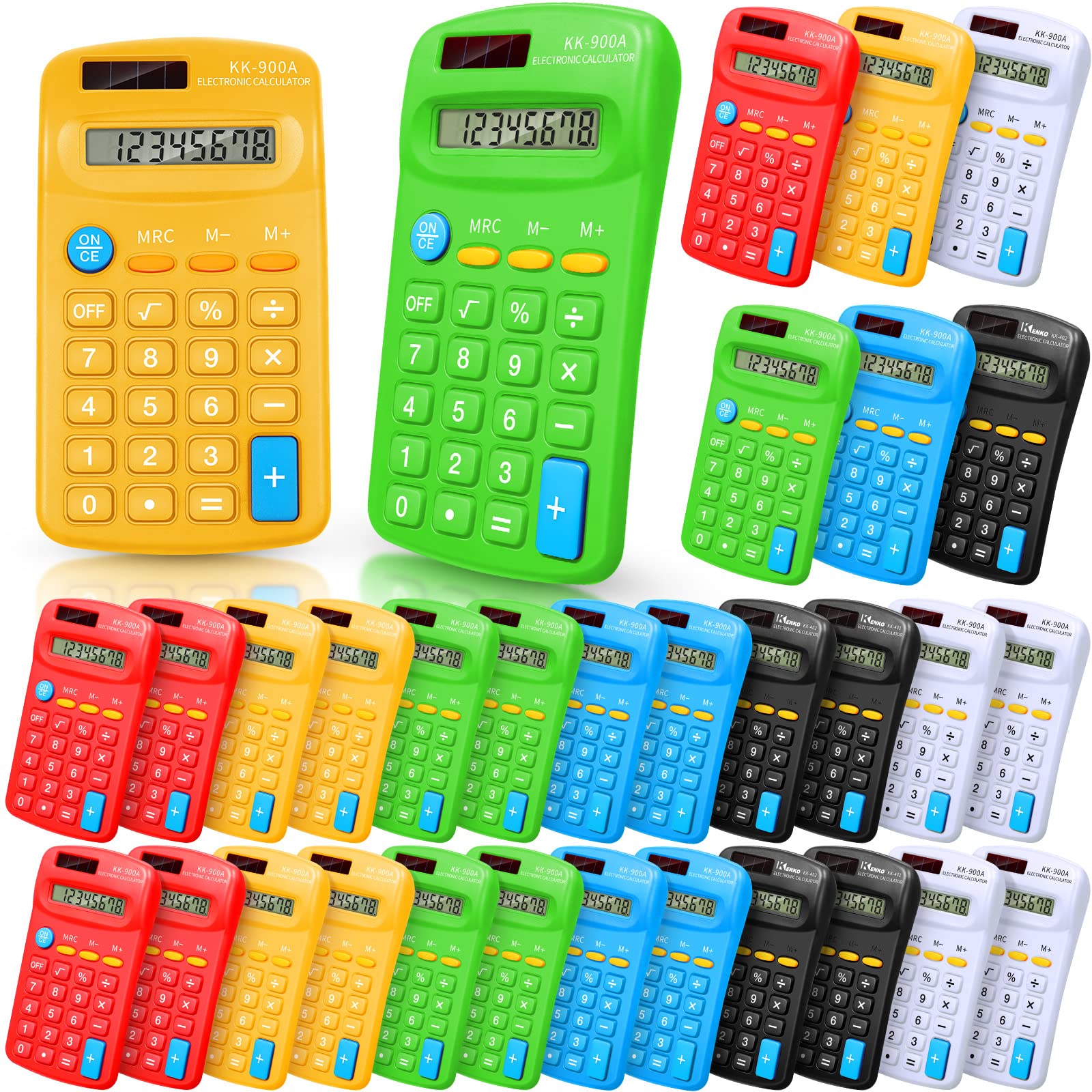 Foto 2 pulgar | Calculadora de Bolsillo Flutesan Pantalla LCD de 4 Funciones 30 Unidades - Venta Internacional