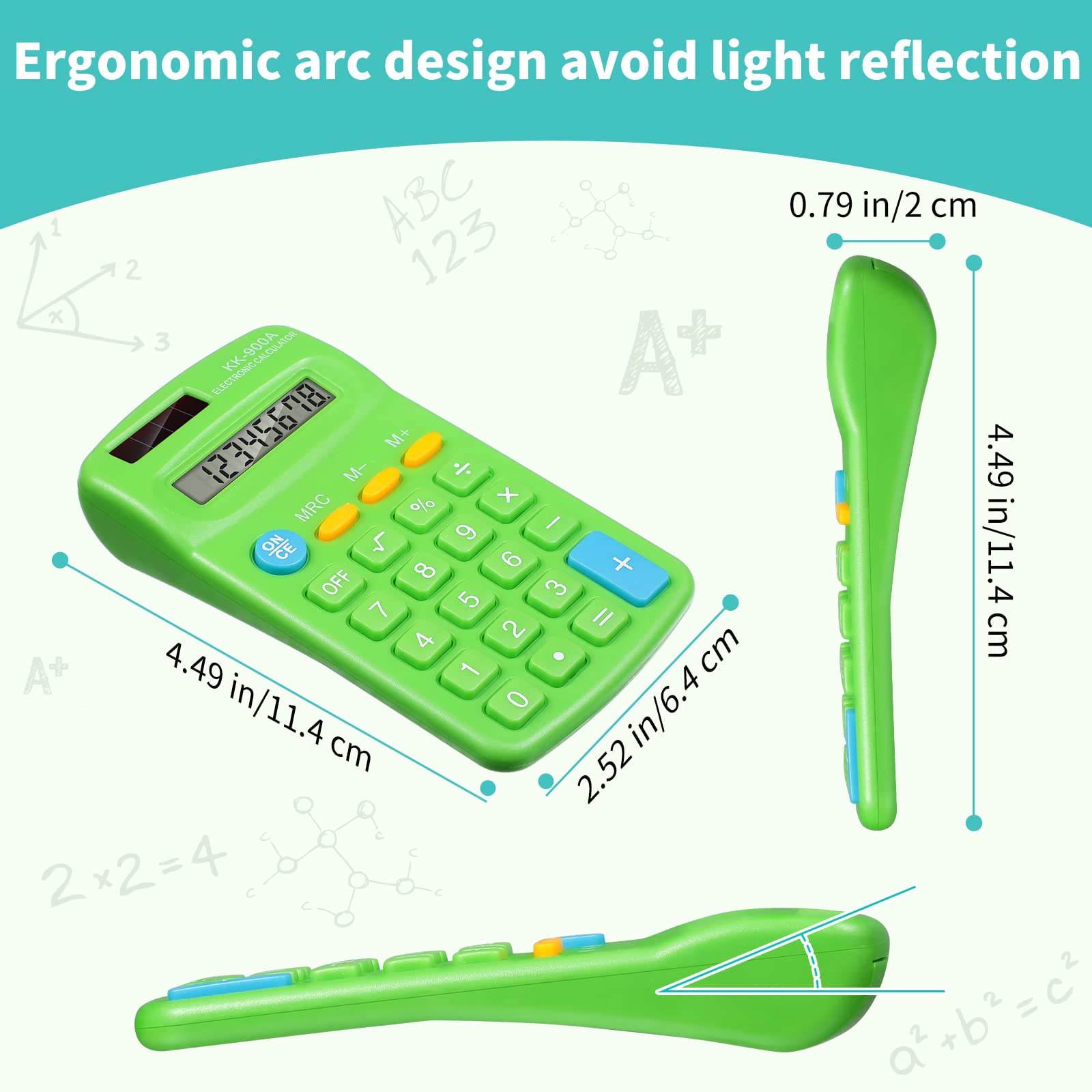 Foto 4 | Calculadora de Bolsillo Flutesan Pantalla LCD de 4 Funciones 30 Unidades - Venta Internacional