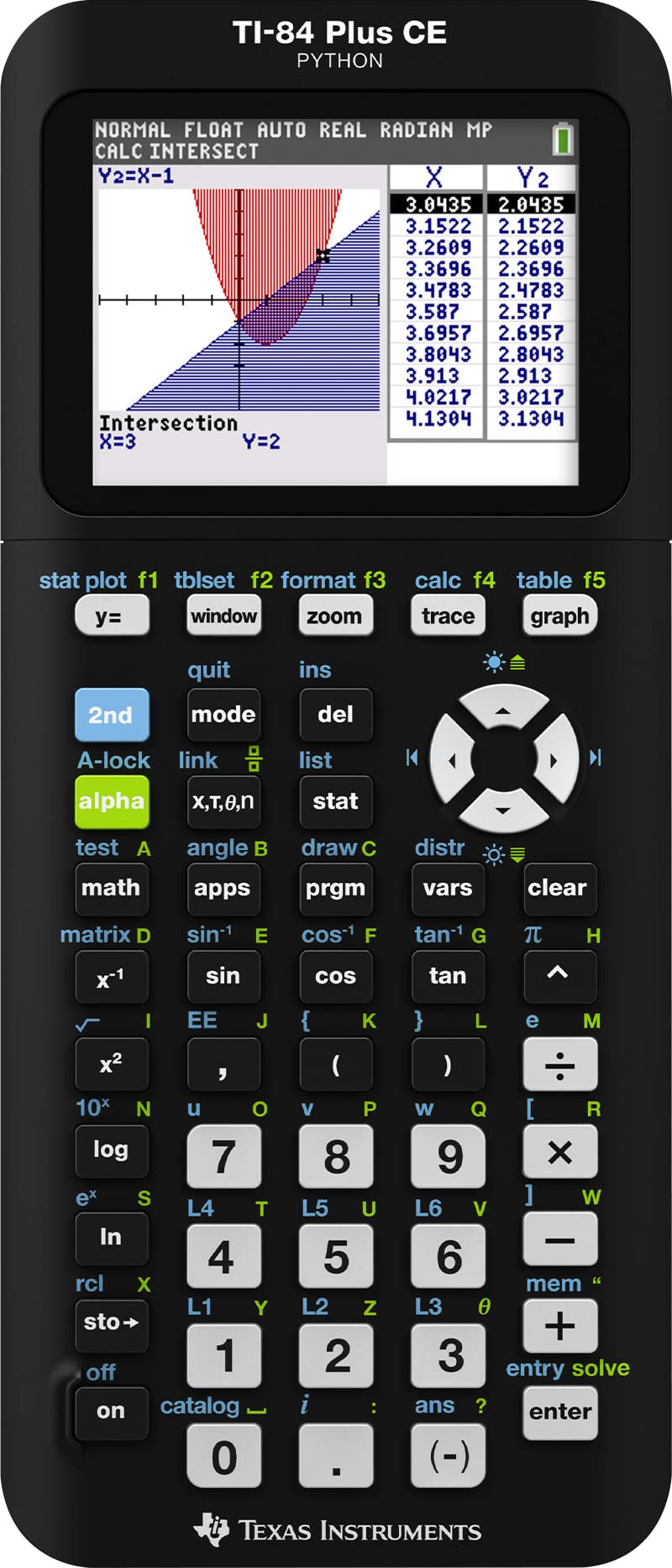 Foto 1 | Calculadora Gráfica Texas Instruments Ti-84 Plus Ce Negra - Venta Internacional.