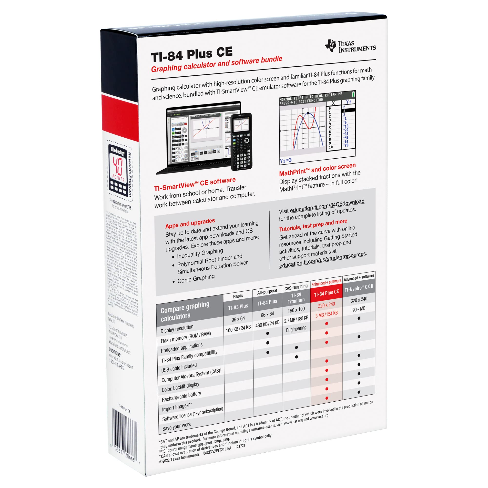 Foto 4 | Calculadora Gráfica Texas Instruments Ti-84 Plus Ce Negra - Venta Internacional.