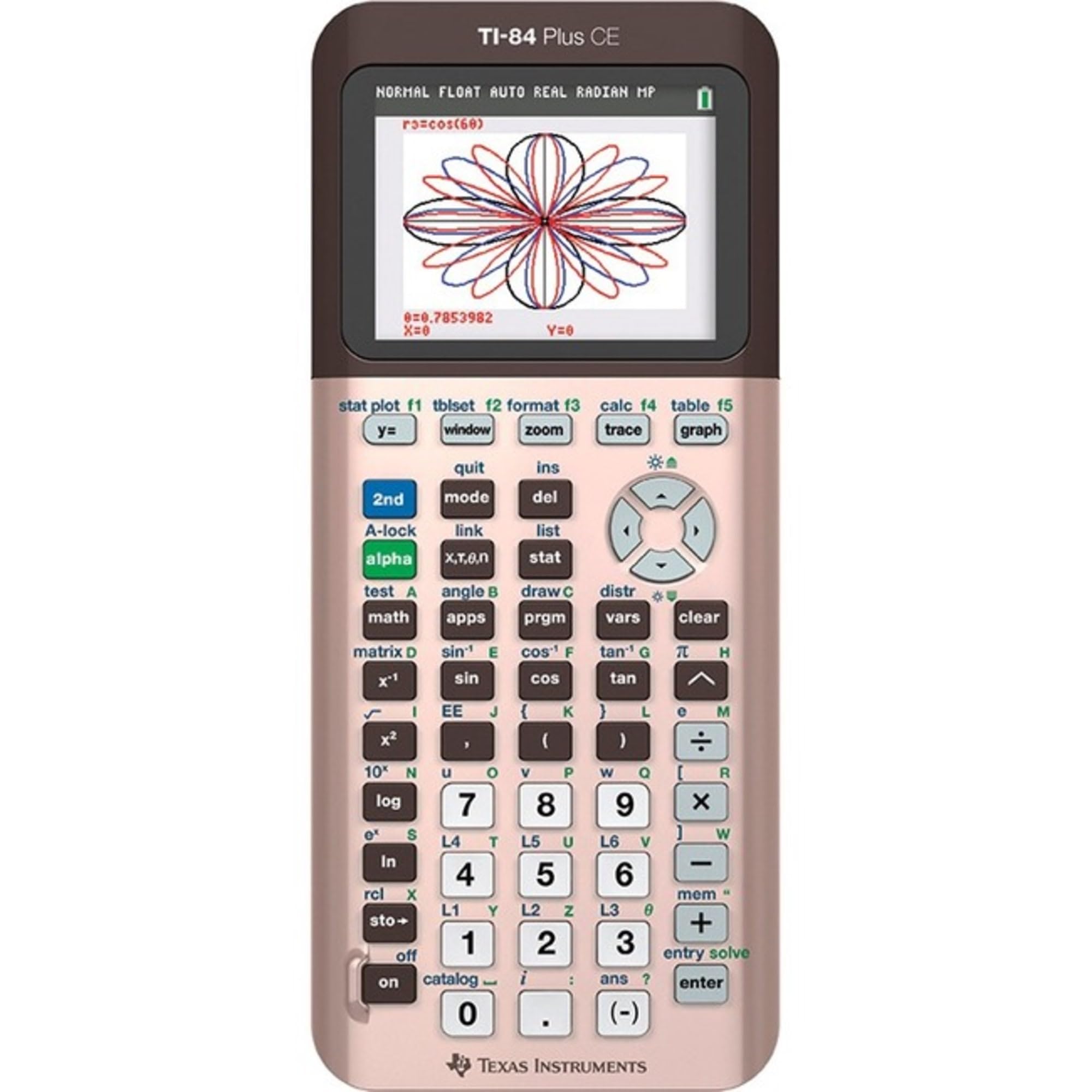 Foto 5 pulgar | Calculadora Gráfica Texas Instruments Ti-84 Plus Ce Rose Gold - Venta Internacional.