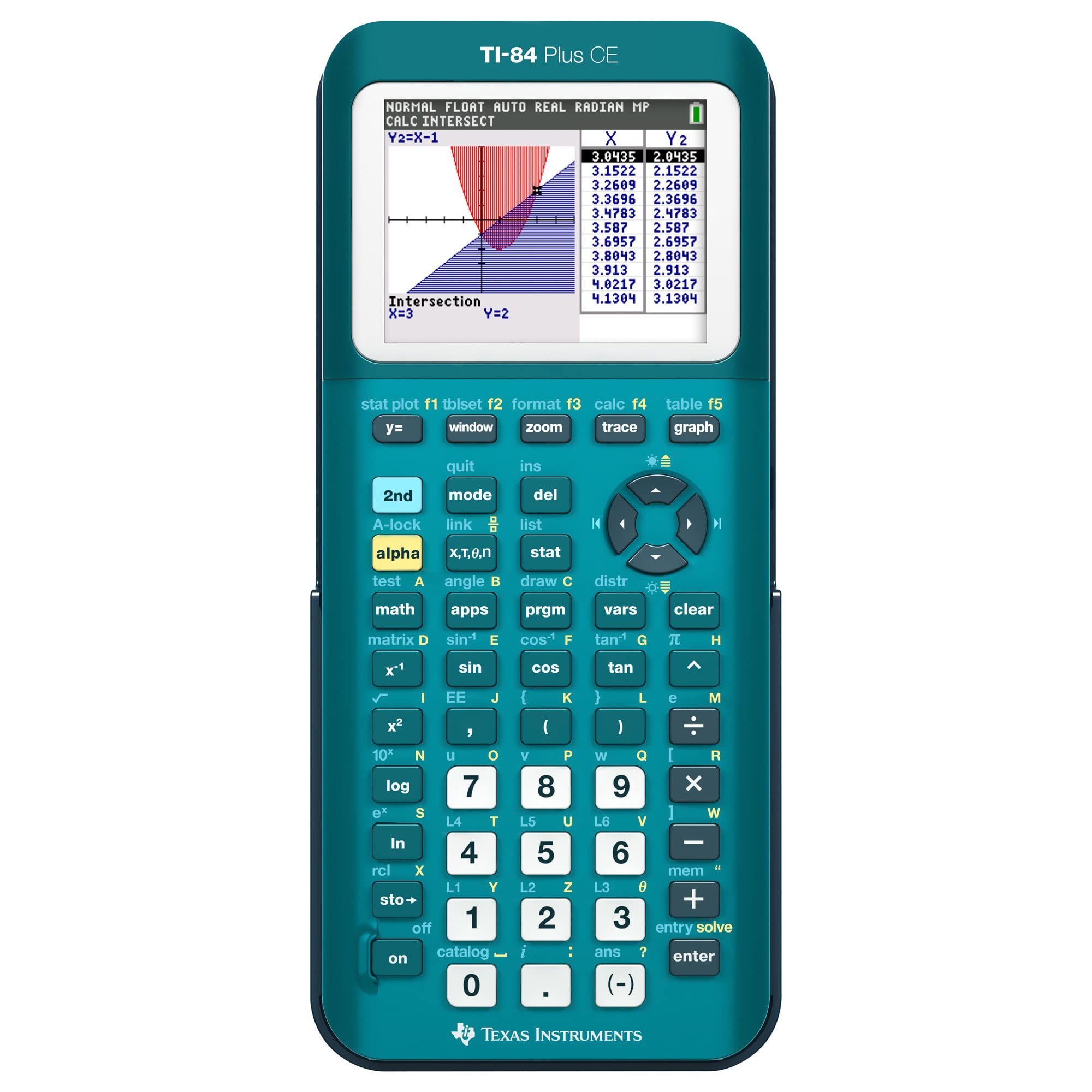 Foto 2 pulgar | Calculadora Gráfica Texas Instruments Ti-84 Plus Ce Teal - Venta Internacional.