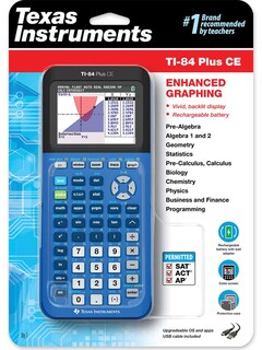 Foto 2 | Calculadora Gráfica Texas Instruments Ti-84 Plus Ce Bionic Blue - Venta Internacional.