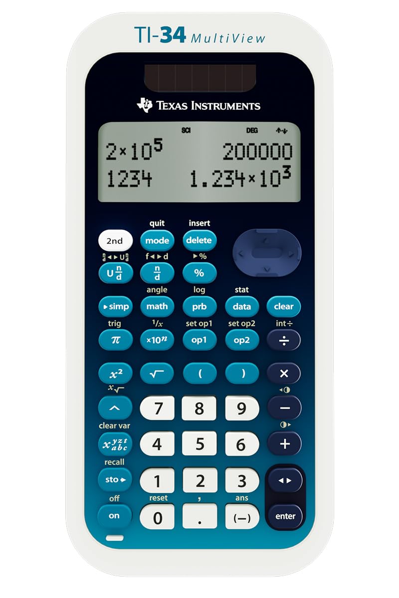 Foto 2 pulgar | Calculadora Científica Texas Instruments Ti-34 Multiview - Venta Internacional.