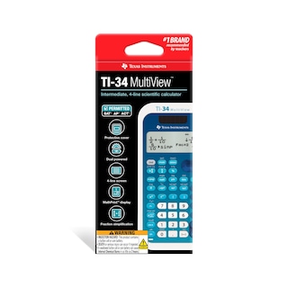 Foto 2 | Calculadora Científica Texas Instruments Ti-34 Multiview - Venta Internacional.