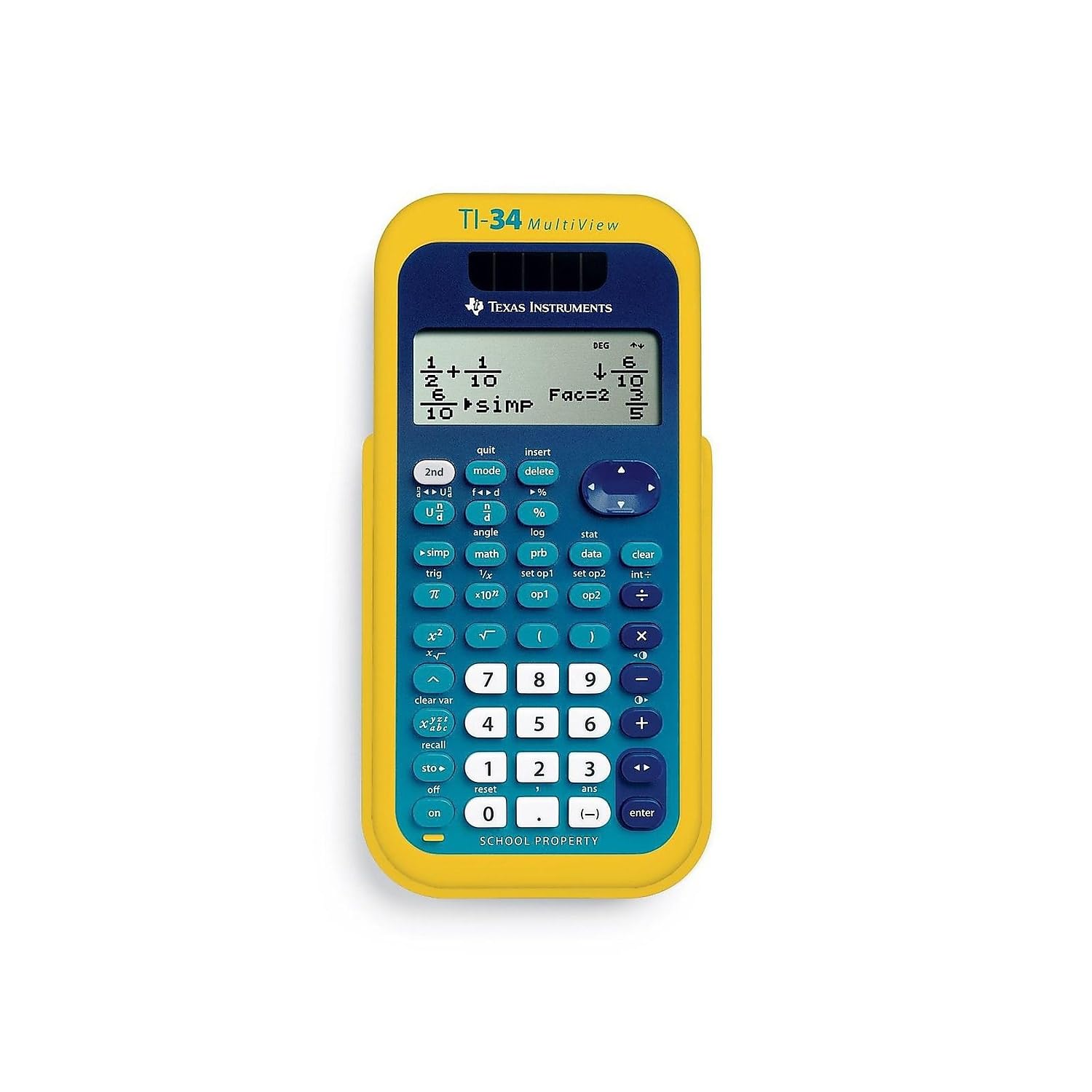 Foto 2 pulgar | Calculadora Científica Texas Instruments Ti-34 Multiview (paquete De 10) - Venta Internacional.