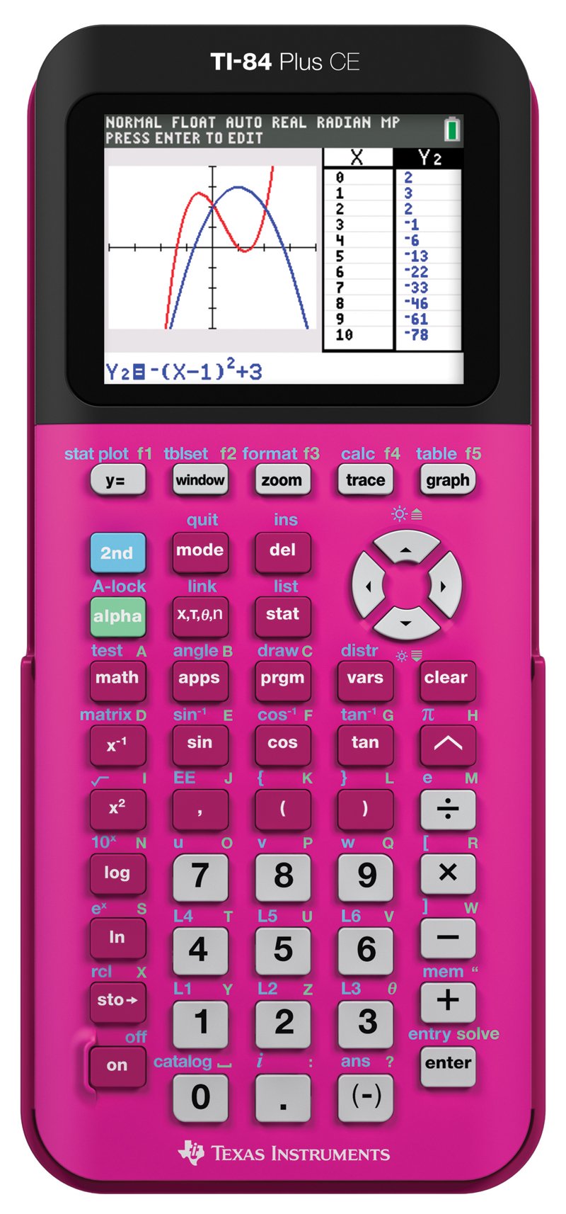 Foto 2 pulgar | Calculadora Gráfica Texas Instruments Ti-84 Plus Ce Rosa - Venta Internacional.