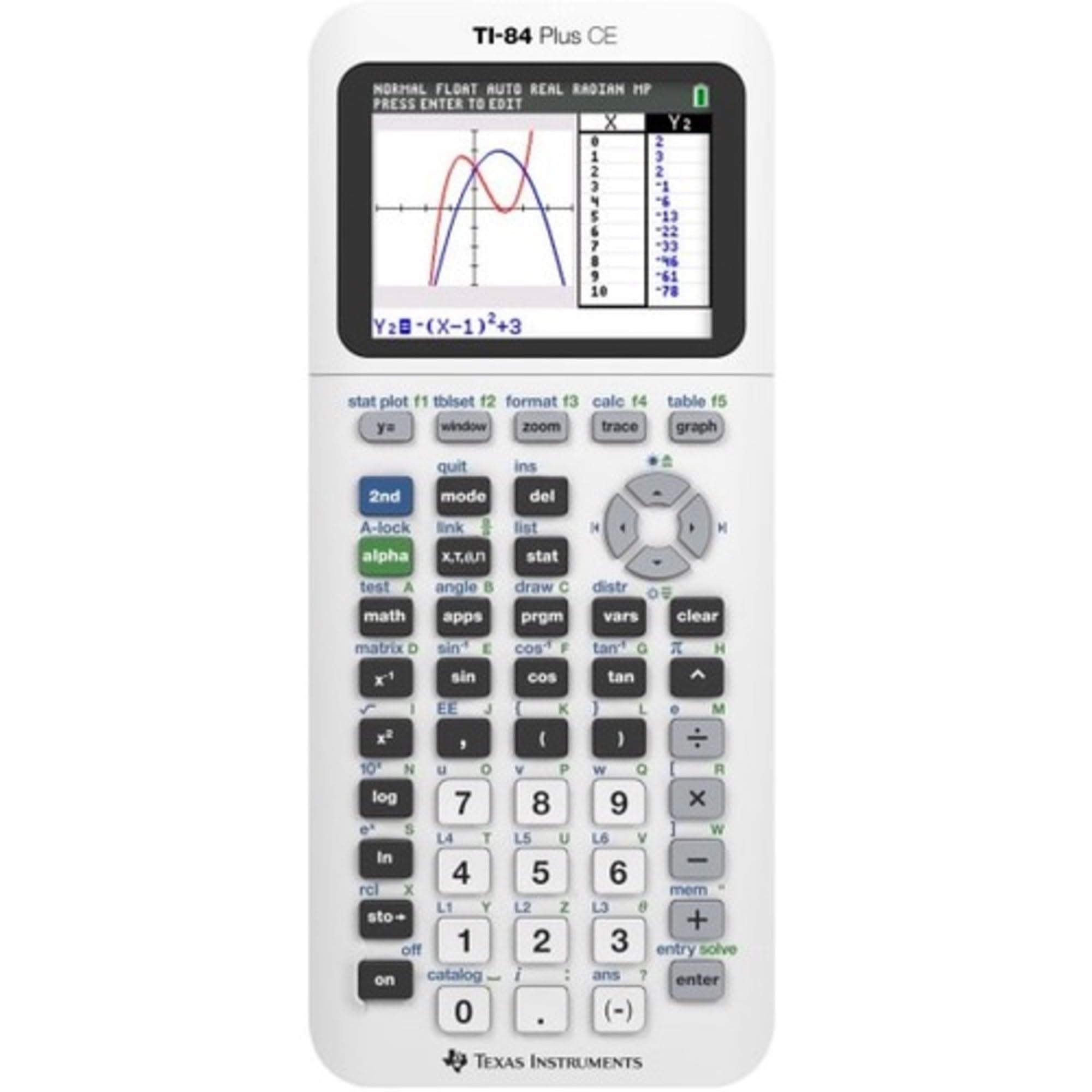 Foto 6 pulgar | Calculadora Gráfica Texas Instruments Ti-84 Plus Ce, Color Blanco - Venta Internacional.