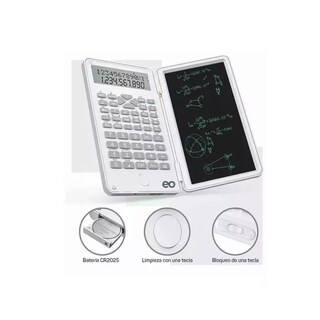 Foto 3 | Calculadora Científica Inteligente 240 Funciones Eo Safe Imports Esi-9822-1 Blanco