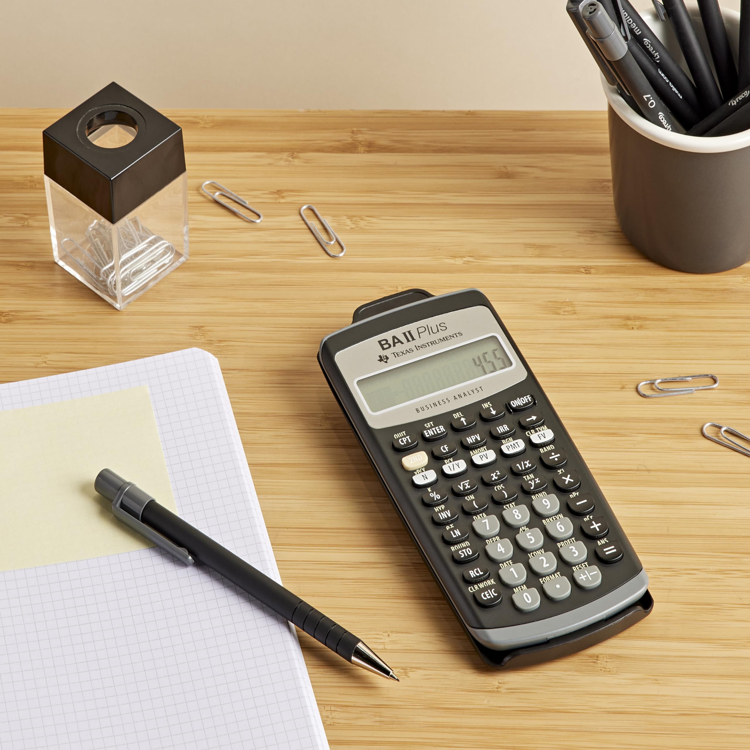 Foto 3 pulgar | Calculadora Financiera Texas Instruments Baii Plus Negra - Venta Internacional
