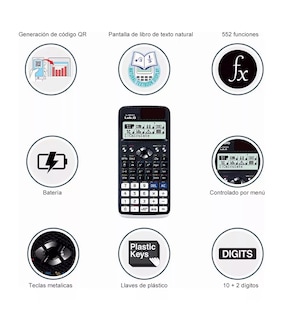 Foto 2 | Calculadora Científica e Ingeniería Negro