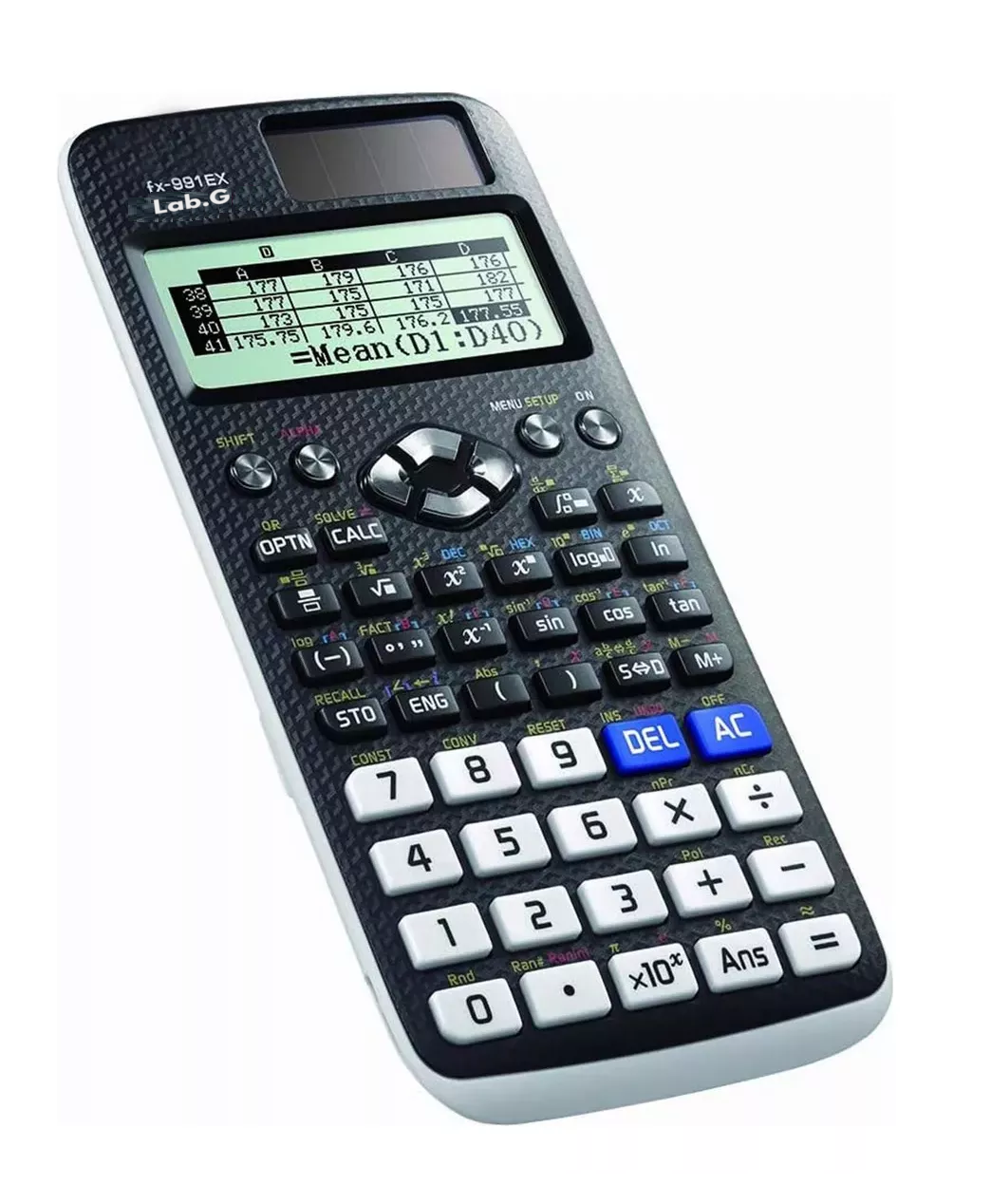 Foto 4 pulgar | Calculadora Científica e Ingeniería Negro