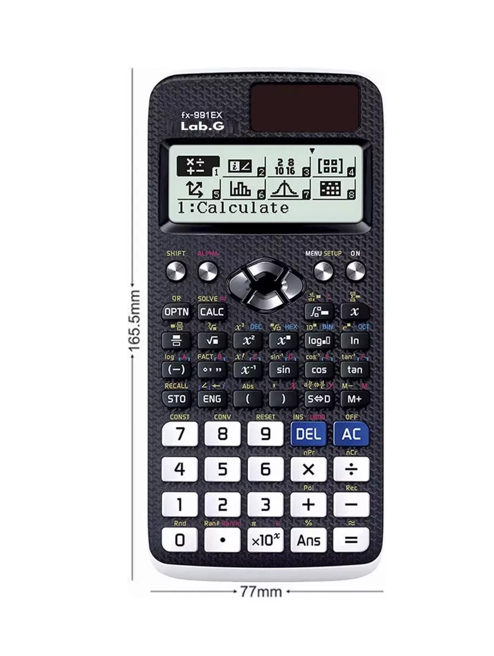 Foto 6 pulgar | Calculadora Científica e Ingeniería Negro