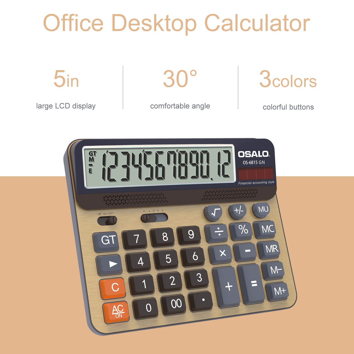 Foto 3 | Calculadora Pendancy Os-6815gn con Pantalla Lcd-Venta Internacional