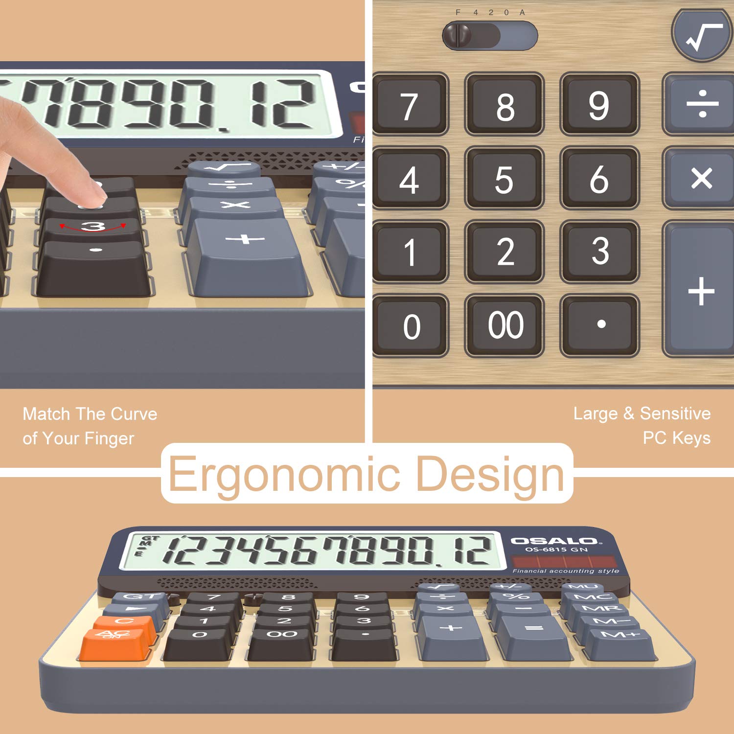 Foto 6 | Calculadora Pendancy Os-6815gn con Pantalla Lcd-Venta Internacional