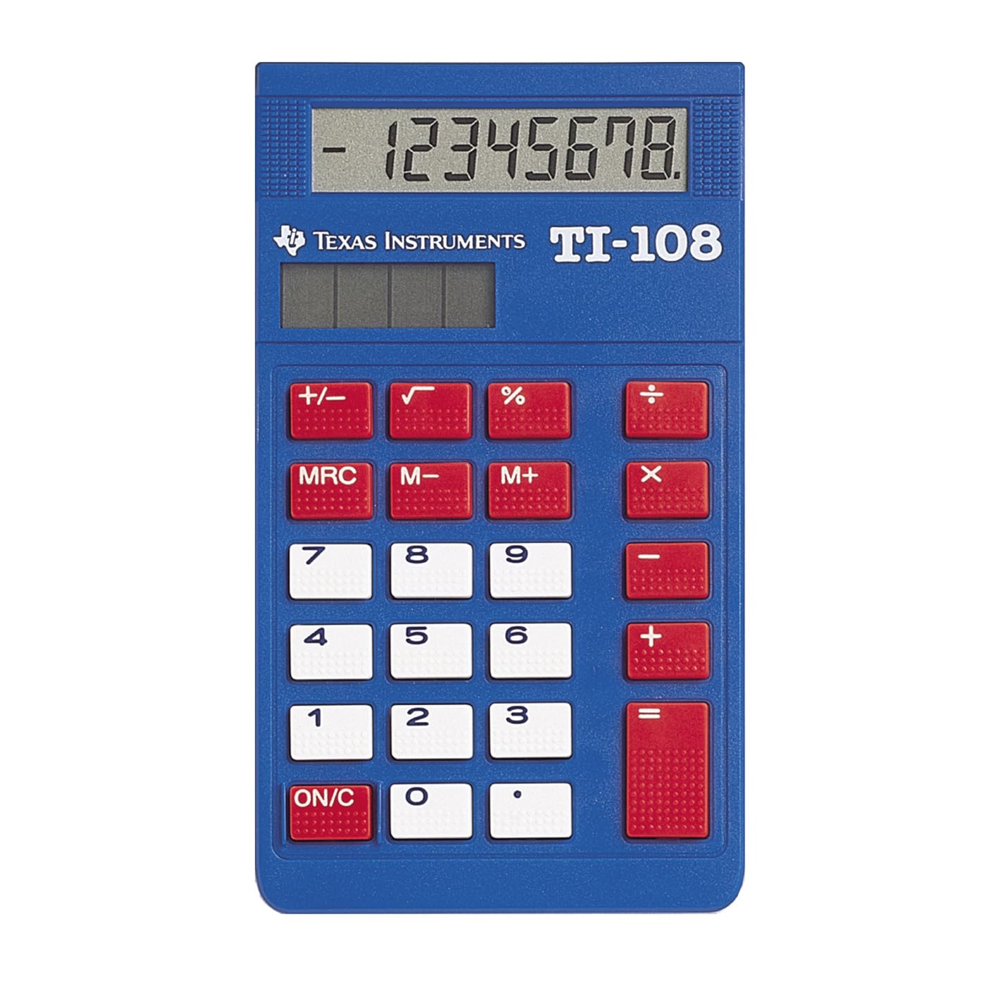 Calculadora Texas Instruments Ti-108 Con Energía Solar - Venta Internacional.