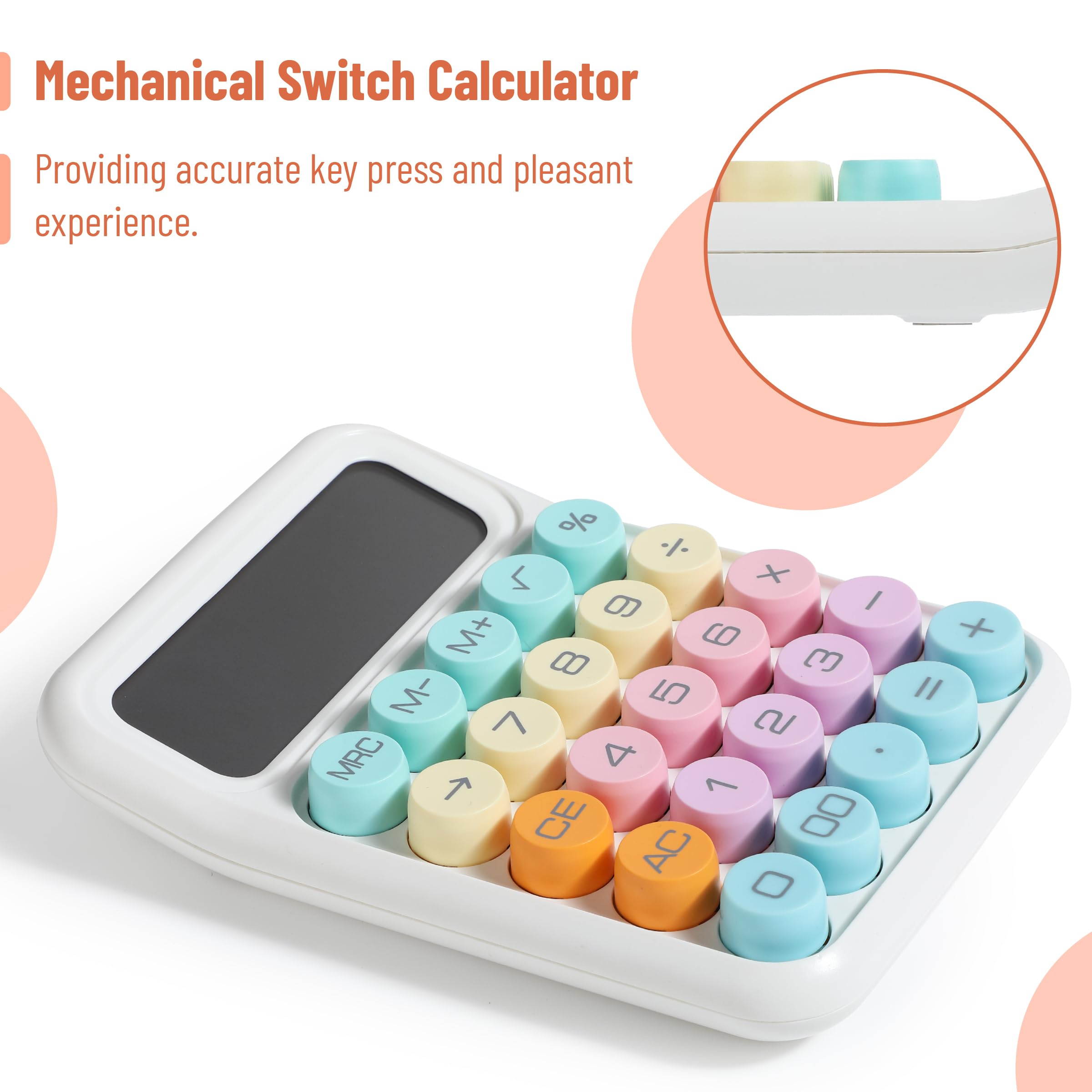 Foto 4 pulgar | Interruptor Mecánico Calculator Mr. Pen De 12 Dígitos Con Pantalla Lcd - Venta Internacional.