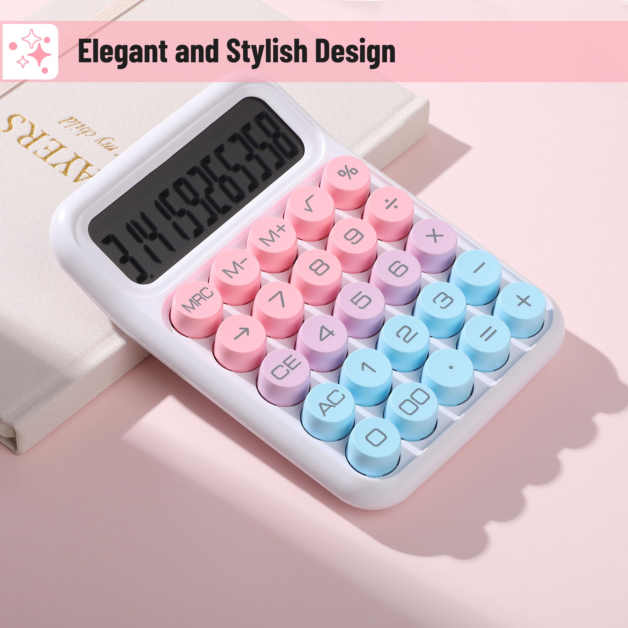 Foto 4 | Interruptor Mecánico Calculator Mr. Pen De 12 Dígitos Con Pantalla Lcd - Venta Internacional.