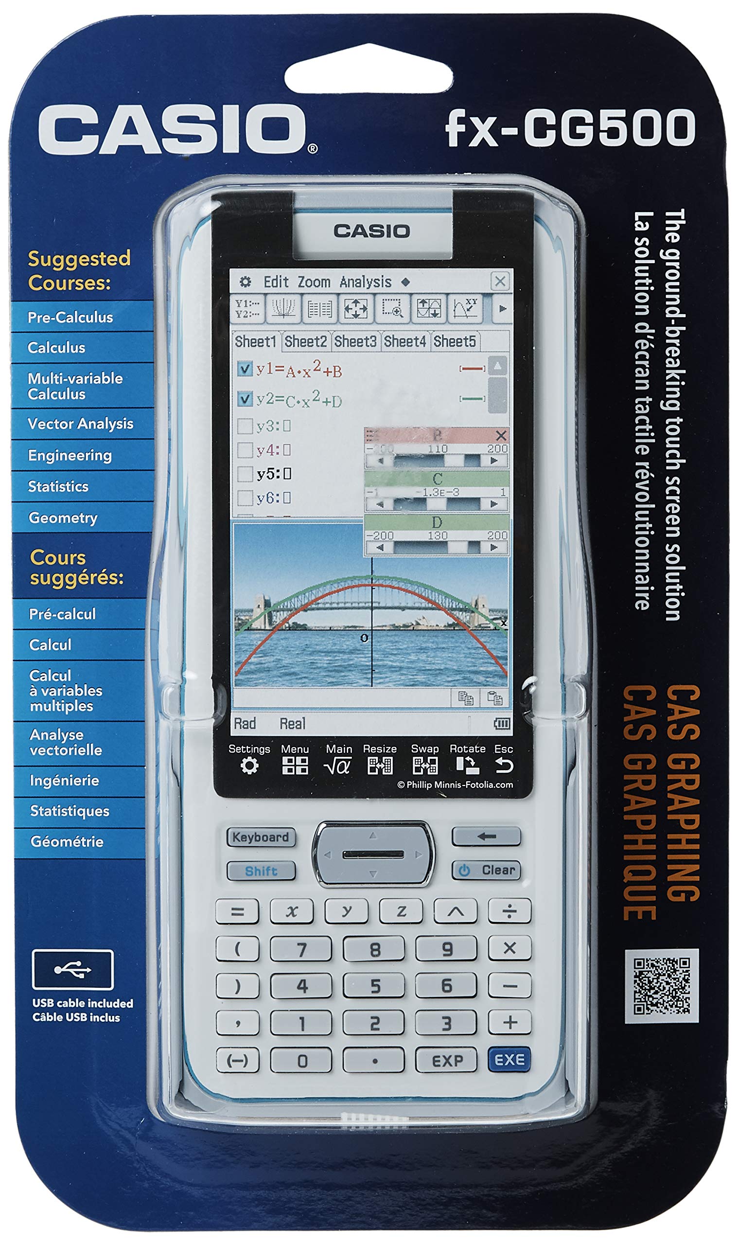 Foto 4 pulgar | Calculadora Gráfica Casio Fx-cg500 Con Pantalla Táctil Y Stylus 4.8 - Venta Internacional.