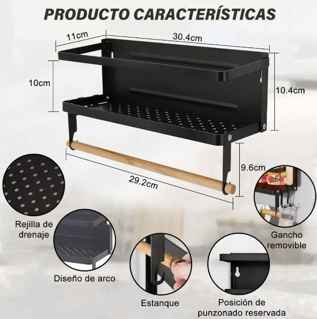 Foto 4 | Soporte Xtellar Magnético Para Toallas De Papel Para Refrigerador